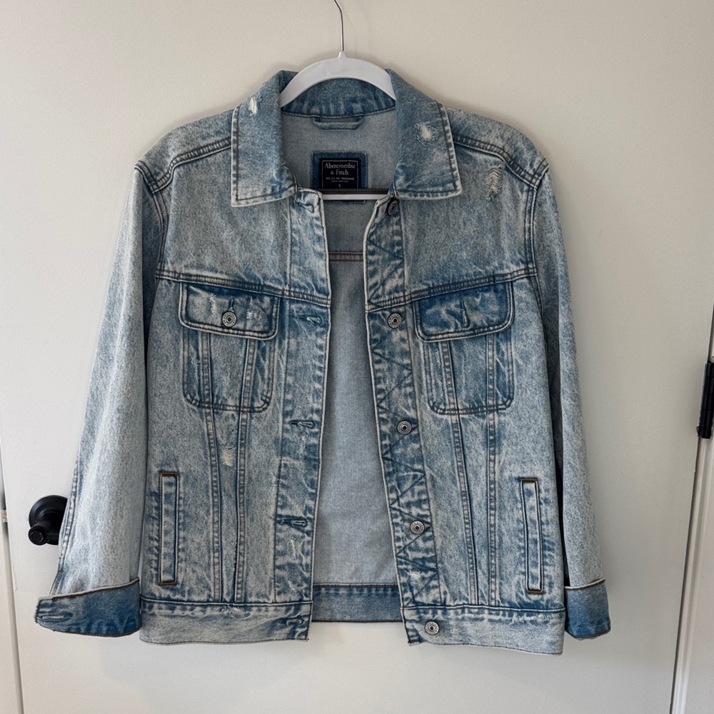 Vintage Abercrombie & Fitch Acid Wash Denim Jacket